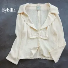 Sybilla　シビラ　コットンサマーニットカーディガン　アイボリー　ジャケットのサムネイル