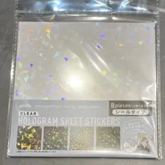 amifa クリアホログラムシートシール