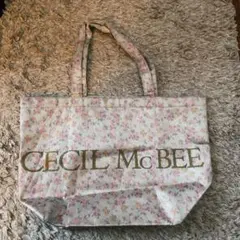 【ジャンク】CECIL McBEE 花柄 エコバッグ トートバッグのサムネイル