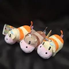 牧場物語 ボールチェーン付き ウシさんなかよしぬいぐるみ 2点セット