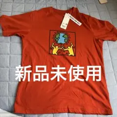 UNIQLO Keith Haring アート Tシャツ オレンジ