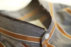 Cristaseya.】MAO SHIRT NOISETTE STRIPES - メルカリ