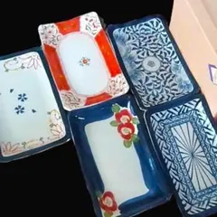 九谷焼 5.7号皿揃・四季の花 青郊窯 - メルカリ