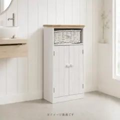新品・未使用】 スリム 桐チェスト アンティーク調 シャビー仕上げ