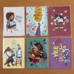 Disney store ディズニーストア限定　キャラクターズカード 6枚セット