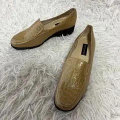 極美品✨Royal Lamb ローファー コンフォート 黄色 23.5 4Eのサムネイル