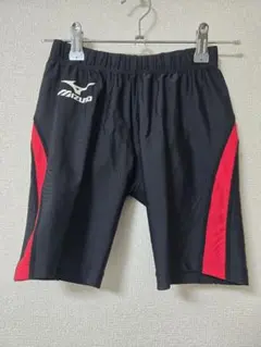 Mizuno 陸上　黒　赤　M　スパッツ