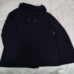 フード付きアウター　紺