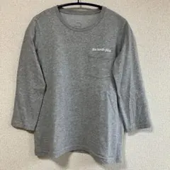 ノースフェイス　ロンT グレー