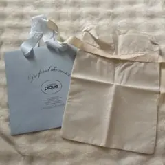 gelato pique ショップ袋と布製袋セット