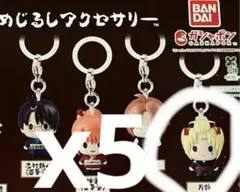 新劇場版 銀魂 -吉原大炎上- めじるしアクセサリー　月詠　6点