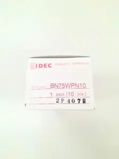 正規代理店購入 IDEC アイデック　ターミナルブロック BN75W 10個