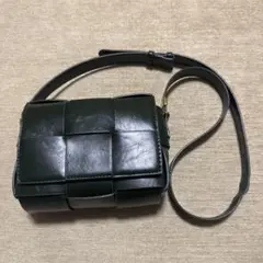お値下げ　牛革　パッチワーク　ショルダー ☆sale☆レザークラフト お洒落なパッチワーク～ポシェット