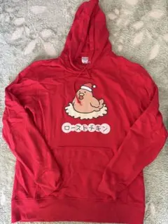Printstar パーカー ローストチキン レッド XL