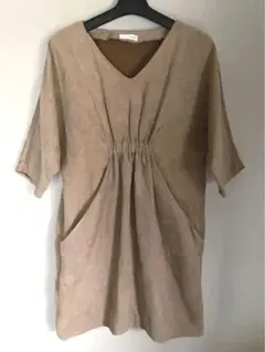 a.v.v フェイクスエードチュニック