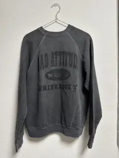 【90s USA製】TULTEX 黒 フェード スウェット XL ブラック