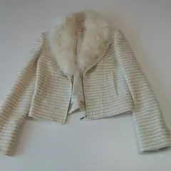 ピンキーアンドダイアン　ファー付きショートコート