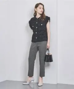 UNITED ARROWS ファンシーツイードニットベスト