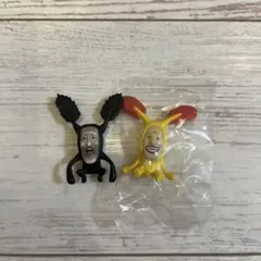 こびとづかん　アラシクロバネ　ホトケアカバネ　おすわりマスコット　フィギュア