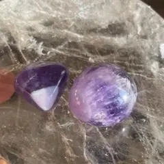 アメジスト タンブル 2個セット