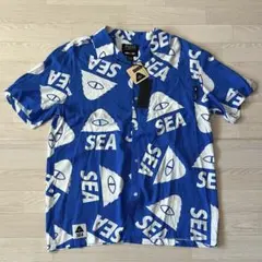 美品タグ付き 完売品 POLeR × WIND AND SEA アロハシャツ Lのサムネイル