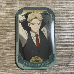⑳ SPY×FAMILY スパイファミリー まるかく 缶バッジ スクエア ロイド