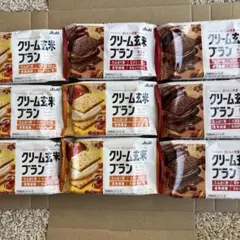 アサヒ クリーム玄米ブラン メープル カカオ 4枚入 9袋セットのサムネイル