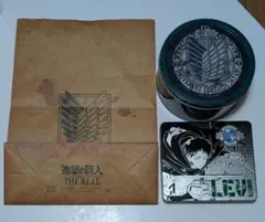 進撃の巨人 USJ限定 リヴァイ 缶ケース 紙袋セットのサムネイル