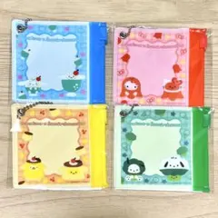 にっこりーノ×サンリオ セブンイレブンコラボミニポーチチャーム 4種セット