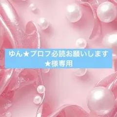 ゆん★プロフ必読お願いします★様専用☺︎
