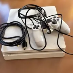 PlayStation 4 Slim ホワイト 本体 コントローラー2個付き