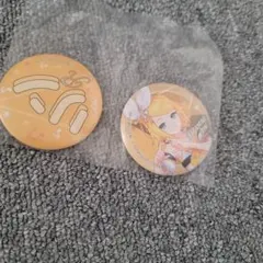 プロセカ　鏡音リン　セガラッキーくじ　缶バッジ　F賞