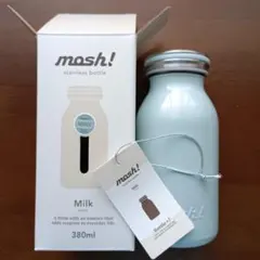 【新品未使用】ドウシシヤ　 mosh! 　ミルクボトル 380ml　魔法瓶　水筒のサムネイル