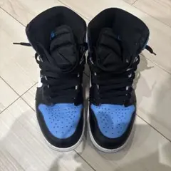 ナイキ ハイカットスニーカー ブラック/ブルー　ユニバーシティブルー