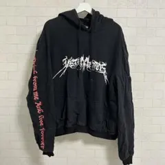 黒 ロゴパーカー