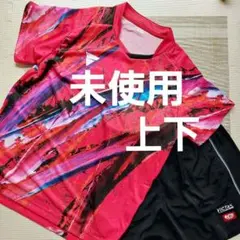 【未使用】卓球　VICTAS ユニフォーム上下セット　レッド