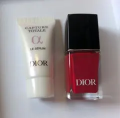 DIORカプチュールトータルルセラム 美容液 ミニサイズ＋ネイル　エナメルセット