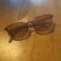 JINS カラーレンズ　ピンクフレーム