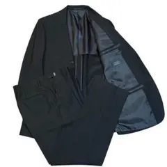 TOPVALU ブラックスーツ セットアップ黒