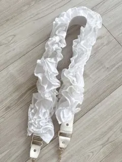 Bibiyホワイトリボンショルダーストラップ