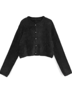 ラメシャギーニットショート丈カーディガン[an1634]