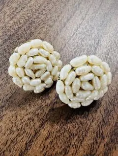 淡水パール　イヤリング