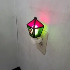 ステンドグラスランプ