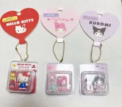 ミニチュアパッケージチャーム　サンリオ　キティ　マイメロディー　クロミ