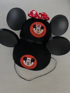 【過去物】東京ディズニーリゾート ファンキャップ ミッキー ミニー 2点のサムネイル