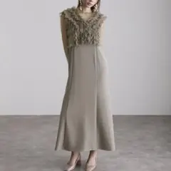 美品クリーニング済】atlo チュールベストオケージョンドレス 3点 