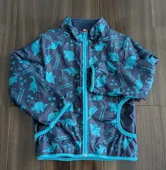 【週末値下げ】防風裏フリースジャケット 110cm 恐竜