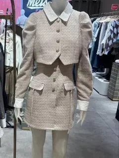 バフスリーブレイヤードミニワンピース　dazzlin ダズリン