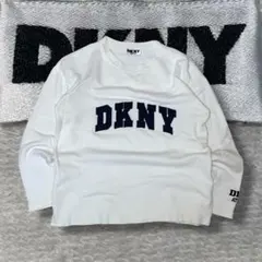 90s DKNY JEANS ビッグロゴ ロンT y2k 短丈 archive