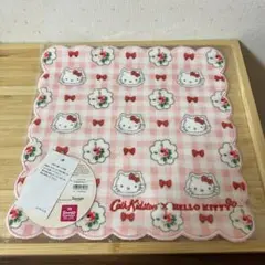 CathKidston×HelloKitty スカラップタオルハンカチ Pink - メルカリ
